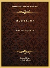 Enlarge image Cover: It Can Be Done - Kessinger Publishing