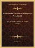 Cover: Memoires De La Societe De Physique V33, Part 1 - Kessinger Publishing