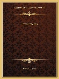 Enlarge image Cover: Investments - Kessinger Publishing