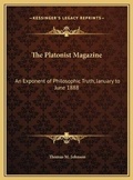Cover: The Platonist Magazine - Kessinger Publishing
