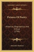Cover: Pictures Of Poetry - Kessinger Publishing