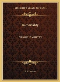 Enlarge image Cover: Immortality - Kessinger Publishing