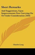 Cover: Short Remarks - Kessinger Publishing