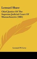 Cover: Lemuel Shaw - Kessinger Publishing