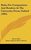 Cover: Rules For Compositors And Readers At The University Press, Oxford (1905) - Kessinger Publishing