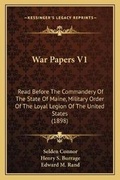 Cover: War Papers V1 - Kessinger Publishing