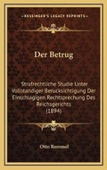 Cover: Der Betrug - Kessinger Publishing