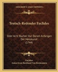 Cover: Teutsch-Redender Euclides - Kessinger Publishing