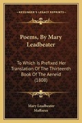 Cover: Poems, By Mary Leadbeater - Kessinger Publishing