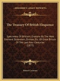 Cover: The Treasury Of British Eloquence - Kessinger Publishing