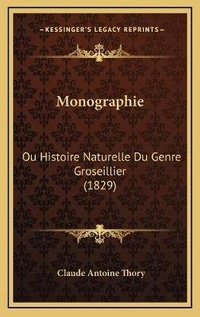 Enlarge image Cover: Monographie - Kessinger Publishing
