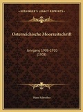 Cover: Osterreichische Moorzeitschrift - Kessinger Publishing