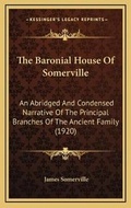 Cover: The Baronial House Of Somerville - Kessinger Publishing
