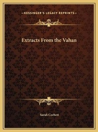Enlarge image Cover: Extracts From the Vahan - Kessinger Publishing