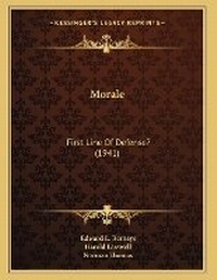 Enlarge image Cover: Morale - Kessinger Publishing