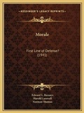 Cover: Morale - Kessinger Publishing