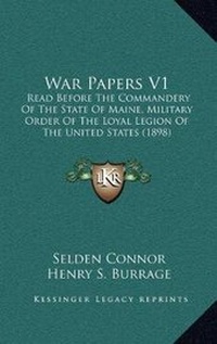 Enlarge image Cover: War Papers V1 - Kessinger Publishing