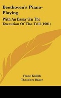 Cover: Beethoven's Piano-Playing - Kessinger Publishing