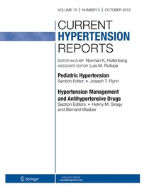 Abbildung von: Current Hypertension Reports - Springer