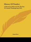 Cover: History of Pomfret - Kessinger Publishing