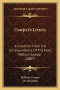Cover: Cowper's Letters - Kessinger Publishing