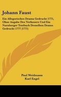 Cover: Johann Faust - Kessinger Publishing