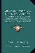 Cover: Memorial, Virginia Military Institute - Kessinger Publishing