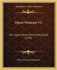 Enlarge image Cover: Opere Postume V2 - Kessinger Publishing