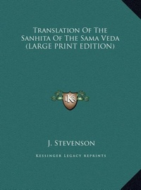 Abbildung von: Translation of the Sanhita of the Sama Veda - Kessinger Publishing
