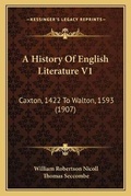 Cover: A History Of English Literature V1 - Kessinger Publishing