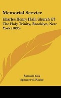 Cover: Memorial Service - Kessinger Publishing