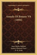 Cover: Annals Of Botany V8 (1894) - Kessinger Publishing