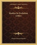 Cover: Studies In Evolution (1901) - Kessinger Publishing