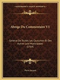 Cover: Abrege Du Commentaire V1 - Kessinger Publishing
