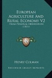 Enlarge image Cover: European Agriculture And Rural Economy V2 - Kessinger Publishing