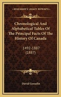 Cover: Chronological And Alphabetical Tables Of The Principal Facts Of The History Of Canada - Kessinger Publishing