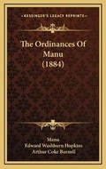 Cover: The Ordinances Of Manu (1884) - Kessinger Publishing