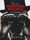 Cover: Effective Marketing Research in Canada - Nelson Canada