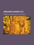 Cover: Abhandlungen (27) - Rarebooksclub.com