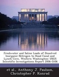 Cover: Freshwater and Saline Loads of Dissolved Inorganic Nitrogen to Hood Canal and Lynch Cove, Western Washington - Proquest, Umi Dissertation Publishing