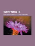 Cover: Schriften (6-10 ) - Rarebooksclub.com
