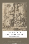 Cover: The Unity of the Common Law - OUP eBook