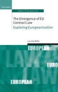 Cover: The Emergence of EU Contract Law - Oxford University Press