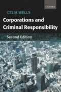 Cover: Corporations and Criminal Responsibility - OUP Oxford