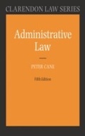 Cover: Administrative Law - OUP eBook