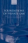 Cover: Foundations of Private Law - OUP eBook