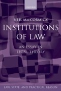 Cover: Institutions of Law - OUP eBook