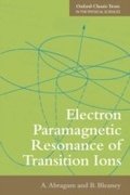 Cover: Electron Paramagnetic Resonance of Transition Ions - OUP eBook