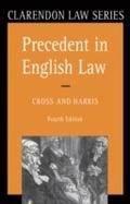 Cover: Precedent in English Law - Clarendon Press