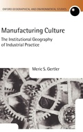 Cover: Manufacturing Culture - Oxford University Press